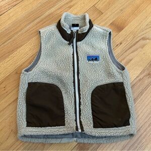 Patagonia Retro X Vest Kids XS Brown and Cream